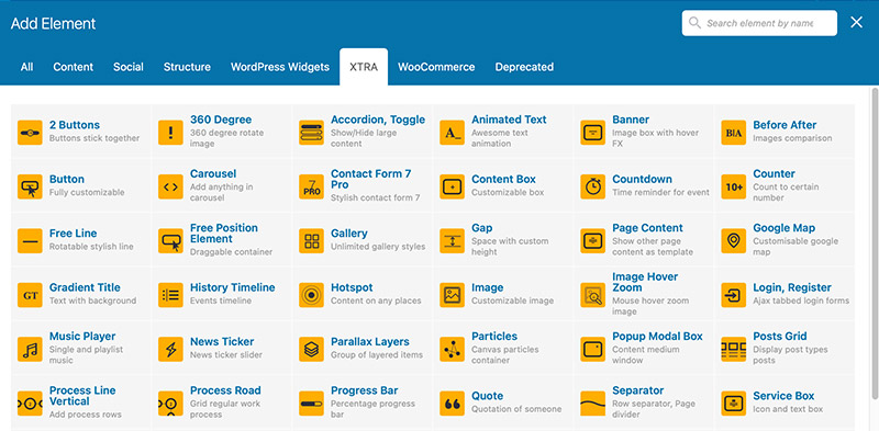 Page builder xtra theme elements Page builder xtra theme elements
