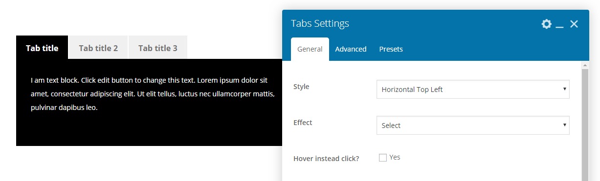 Tabs Tabs