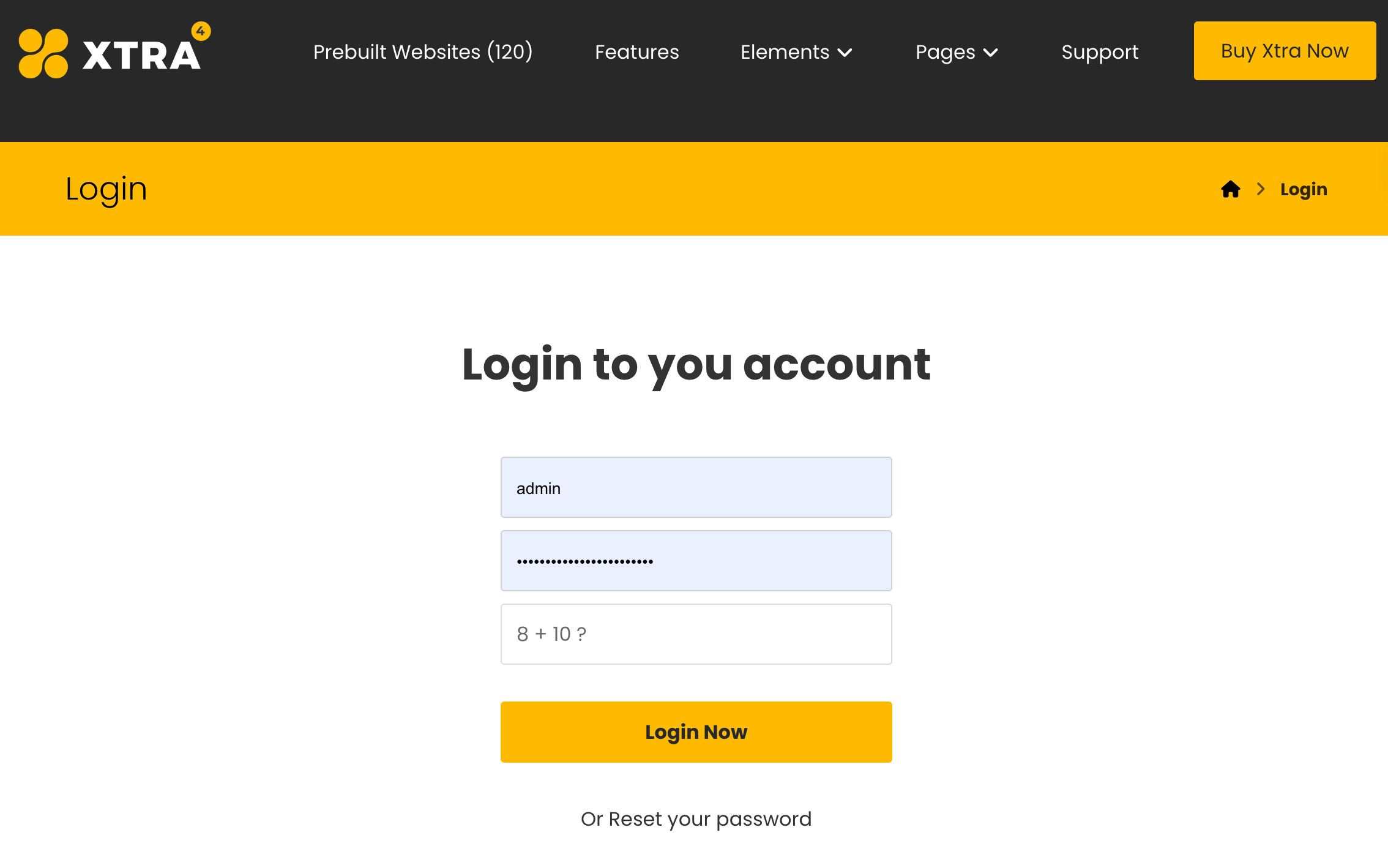 Login Login