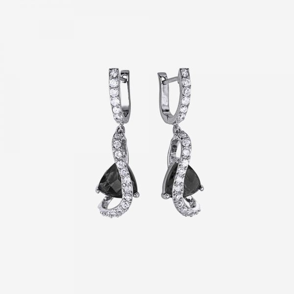 Black Gemstone Earrings