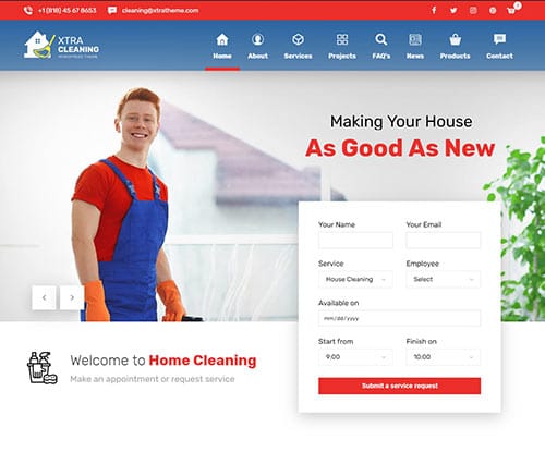 Cleaning landing Cleaning landing