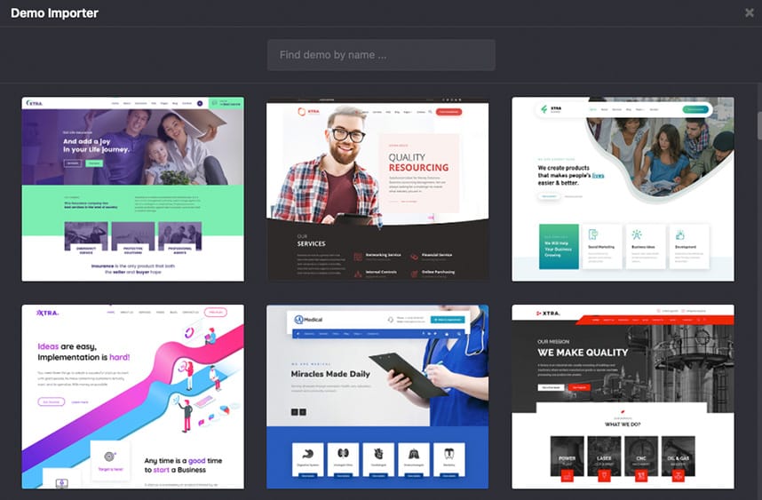 Demo importer 1 Demo importer 1
