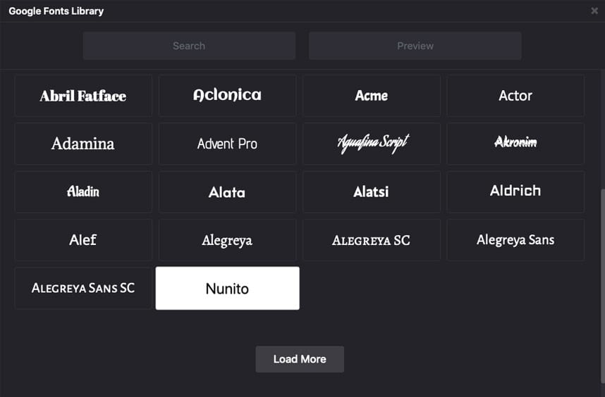 Google fonts Google fonts
