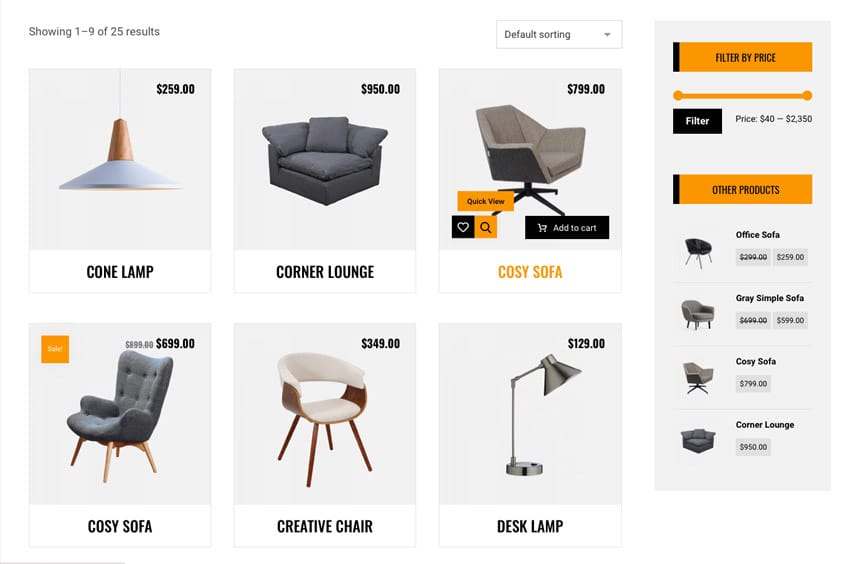 Shop items Shop items