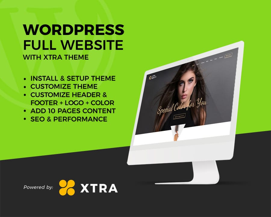 Wp full website