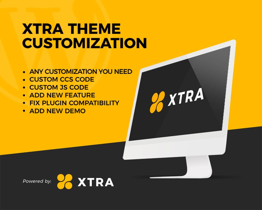 Wp xtra theme customization Wp xtra theme customization
